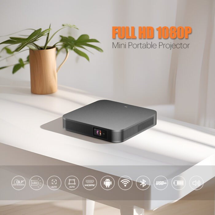“cocotv +: 4K Smart Projector, Rechargeable, Auto-Focus—Cinema Wherever You Are.” - Image 1