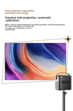 Hotel homestay projector home ultra high-definition bedroom wall projection mobile phone projection outdoor portable dlp projector - Image 5