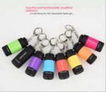 Mini flashlight USB rechargeable pocket keychain small flashlight LED strong light waterproof travel portable home - Image 4