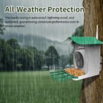 Beako™ Smart Bird Feeder with 4K Camera Subscription Included, Solar Powered for Outdoors - Ultra HD Live Stream, AI identifies10,000+ Species, Real-Time Bird Notification, Easy Setup & Refill：圖片 3