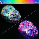 Colorful RGB Bluetooth 5050 Outdoor Camping Indoor IP65 Copper Wire LED Leather String Light Smart Bluetooth Lighting - Image 4