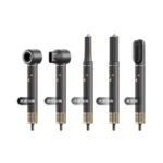 Hair Dryer, 160000 RPM Ionic Hair Dryer Portable Lightweight Blow Dryer with 500 Million Negative Ions, Fast-Drying, Lightweight and Quiet with Diffuser & Nozzle, Perfect for Home and Travel-Black