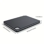 Compatible with iPad Air Pro 2025 year model year protective case with keyboard, easy-to-install cantilever stand, smart trackpad 7 types - Image 2