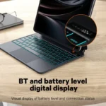 Compatible with iPad Air Pro 2025 year model year protective case with keyboard, easy-to-install cantilever stand, smart trackpad 7 types - Image 4