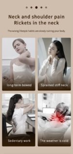 Xiaomi MiJia Smart Neck and Shoulder Massager, Cervical Spine Massager, Kneading Pillow for Neck, Back, and Lower Back - Perfect Gift for Mid-Autumn Festival - Afbeelding 3