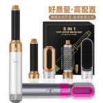 ANIEKIN 5 in 1 Curling Iron Set, Fast Heat Up Curling Wand from 3/8 to 1 1/4 Inch and a Thermal Brush Come with, Dual Voltage Hair Curler for Women All Hair Types and Travel Use, Gifts for Women - Image 2