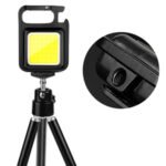 Samyoung 2 Pack 2400LM Magnetic Rechargeable Work Light, 28 Hours Long Lasting Stepless 2700-8000K White & Warm Bright Portable LED Work Light, Ultralight 360°Rotating with Hook(Yellow) - Afbeelding 4
