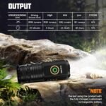 Mini Flashlight 2550 Lumens Rechargeable USB C Charging, Small Flashlights High Lumens 5 Modes, Pocket Light with Clip, Magnetic Flash Light for EDC,Camping, Hiking,Emergency - Image 6