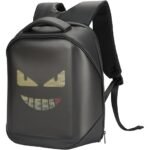LED Backpack with App Control,16 Inch Cool DIY Pixel Art Animation Programmable Screen Laptop Backpack,Travel, Motorcycle Backpack - Image 6