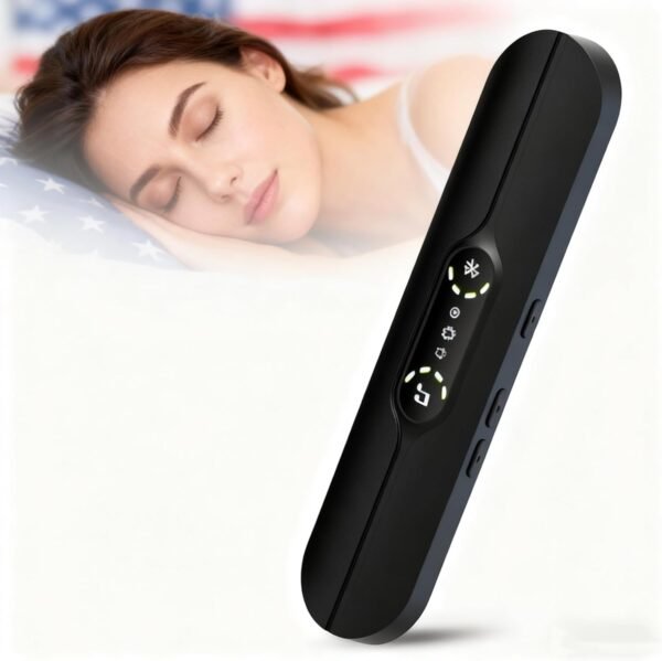 Under Pillow Speakers for Sleeping Bluetooth, Bone Conduction Technology, 3D White Noise Generator, Volume Control & Sleep Timer, TF Card Support Side Sleeper Friendly