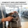 Universal Travel Adapter GaN 65W Fast Charger, 3 USB-C (Each 65W) & 1 USB-A (PD 45W), 2500W AC Outlet, International Power Adapter for Europe, UK, US, Australia, Worldwide Travel Plug Adapter
