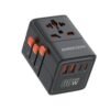 TESSAN Universal Travel Adapter, 65W GaN International Plug Adaptor with 4 USB(2 USB C) Charging Ports, Worldwide Power Outlet for US to European EU UK AUS Ireland(Type C/G/A/I)