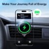 LISEN for 15W MagSafe Car Mount Charger,MagSafe Charger,Wireless Car Charger,Magnetic Phone Holder for Car,Phone Holders for Your Car Accessories for Women Men Jeep Ford F150 for iPhone 17-12,Samsung