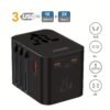 Ceptics Universal Travel Adapter, 45W International Power Adapter with PD & QC 3.0 Dual USB-C, 3 USB Travel Adapter Worldwide, Type I C G A Outlets 110V 220V A/C - EU Euro US UK (11-KU)