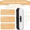 Under Pillow Speakers for Sleeping Bluetooth, Bone Conduction Technology, 3D White Noise Generator, Volume Control & Sleep Timer, TF Card Support Side Sleeper Friendly