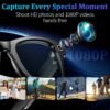 AI Smart Glasses with 8MP Camera, 1080P Video & HD Photo, Bluetooth Audio, AI Voice Assistant, Real-Time Translation, Object Recognition, Noise-Cancel Calls, Photochromic +2 Sunglasses Lenses