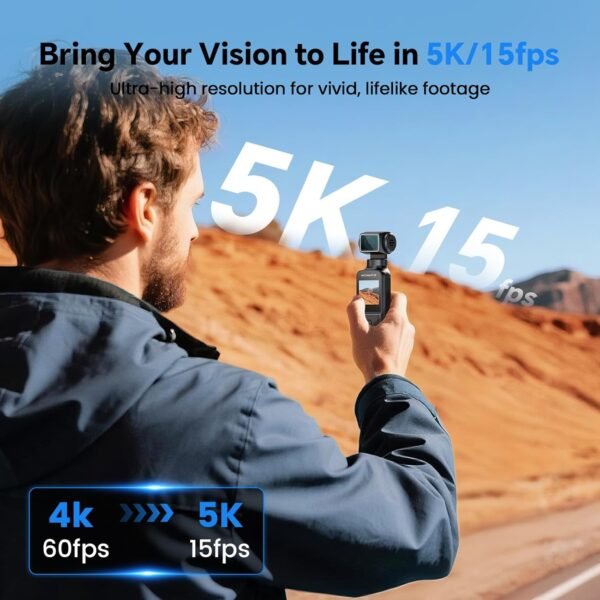 AKASO EK7000 4K30fps Action Camera with 64GB MicroSDXC U3 Memory Card Accessories Kit Bundle Ultra HD 131FT Waterproof Underwater Camera EIS WiFi Remote Control 4X Zoom, Black