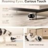 Enabot EBO ROLA Mini FamilyBot 2K Pet Camera Robot: Movable Indoor Camera Battery-Powered with Phone App, One-Touch Call, 2-Way Talk, Night Vision, Motion Detection, Video Recording