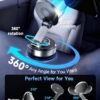 for MagSafe Car Mount Charger, 15W Fast Charging Magnetic Wireless Car Charger, Vacuum Magnetic Phone Holder [120LBS Ultra Suction Cup & 3000gf Magnet ] 780° Dashboard Car Bracket for iPhone & Android