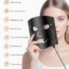 FDA-Cleared Red Light Therapy for Face & Neck, Rechargeable 7-in-1 LED with 850nm & 660nm NIR, Hands-Free Silicone for Anti-Aging, Wrinkle Reduction & Sensitive Skin During Yoga or Work