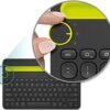 Logitech K480 Wireless Multi-Device Keyboard for Windows, macOS, iPadOS, Android or Chrome OS, Bluetooth, Compact, Compatible with PC, Mac, Laptop, Smartphone, Tablet - Black