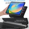 runelk Keyboard Case for iPad 10th Generation 2022 & 11th (A16, 2025) – Magic-Style Keyboard with Multi-Touch Trackpad – Floating Cantilever Stand – Magnetic Case for iPad 10.9 inch 10th / 11th Gen.