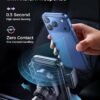 Phone Holders for Car, Cell Phone Mount 15W Wireless Car Charger with Induction Opening and Closing Air Vent Phone Stand with Smart Screen Rotation for Car Truck Accessories iPhone Samsung