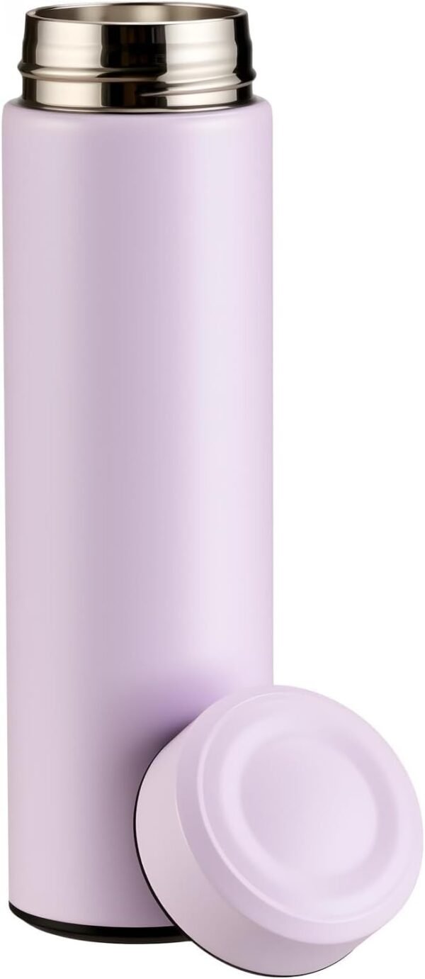 PARACITY Insulated Water Bottle, 17 oz Stainless Steel Water Bottles, Double Wall Vacuum for Hot Drinks, Metal Water Bottle Keeps Hot for 12 Hrs, Cold for 24 Hrs, for Coffee, Tea