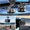 for MagSafe Car Mount Charger, 15W Fast Charging Magnetic Wireless Car Charger, Vacuum Magnetic Phone Holder [120LBS Ultra Suction Cup & 3000gf Magnet ] 780° Dashboard Car Bracket for iPhone & Android