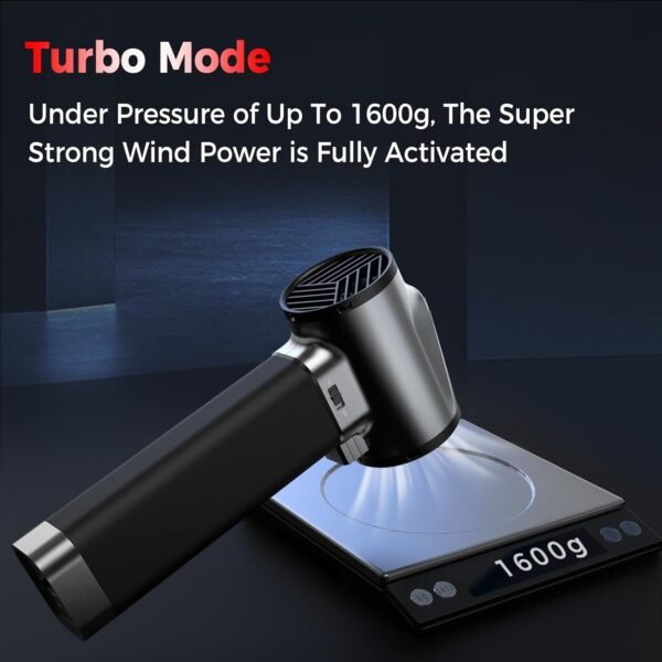 Car Dryer Air Blower Equipped with Continuously Variable Speed, 1.6KG Instant Thrust Car Blower for Drying, 64mm Super Power Turbo Dryer for Patio Cleaning, Drying, Snow Blowing