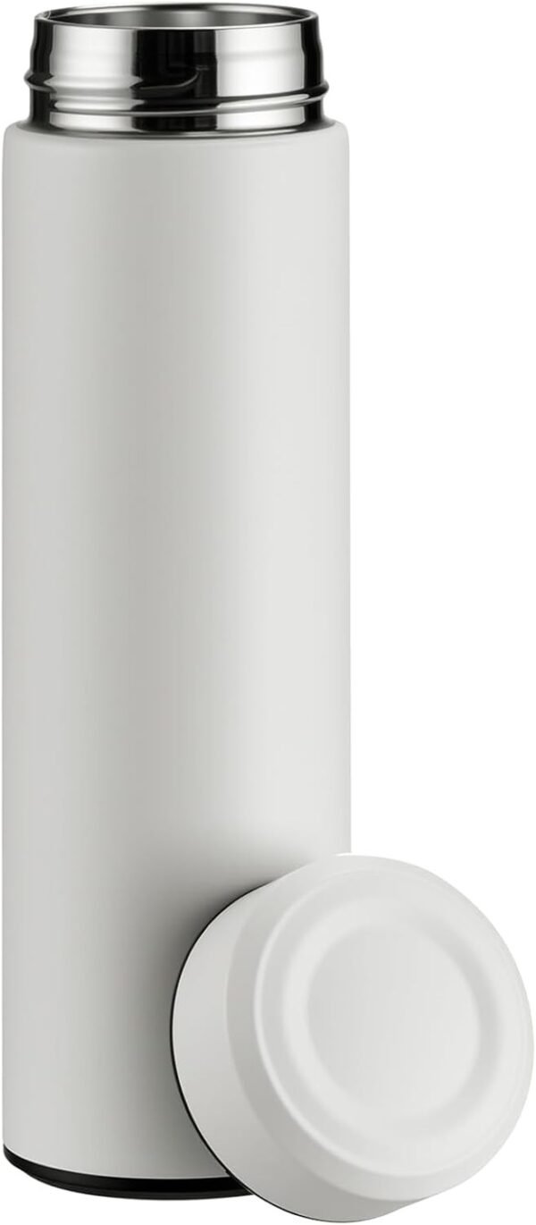 PARACITY Insulated Water Bottle, 17 oz Stainless Steel Water Bottles, Double Wall Vacuum for Hot Drinks, Metal Water Bottle Keeps Hot for 12 Hrs, Cold for 24 Hrs, for Coffee, Tea