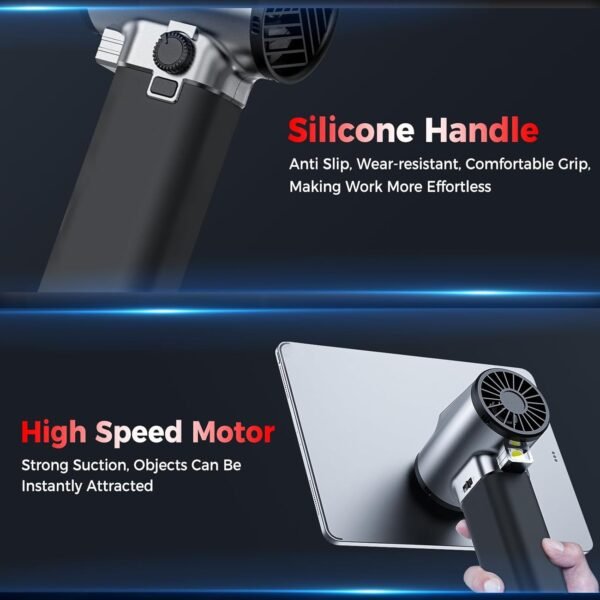 Car Dryer Air Blower Equipped with Continuously Variable Speed, 1.6KG Instant Thrust Car Blower for Drying, 64mm Super Power Turbo Dryer for Patio Cleaning, Drying, Snow Blowing