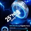 for MagSafe Car Mount Charger, 15W Fast Charging Magnetic Wireless Car Charger, Vacuum Magnetic Phone Holder [120LBS Ultra Suction Cup & 3000gf Magnet ] 780° Dashboard Car Bracket for iPhone & Android