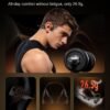 Bone Conduction Headphones, 14H Playtime Bluetooth 6.0 Open-Ear Earbuds with Mic, IPX5 Waterproof Lightweight Headset, Wireless Sport Earphones for Running, Cycling, Gym Workouts(Black