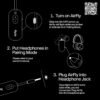 Twelve South AirFly SE | Bluetooth Wireless Audio Transmitter Adapter for AirPods/Headphones, 20+ Hr Battery, Works with 3.5mm aux Jacks on Airplanes, TVs, Gym Equipment, and Travel
