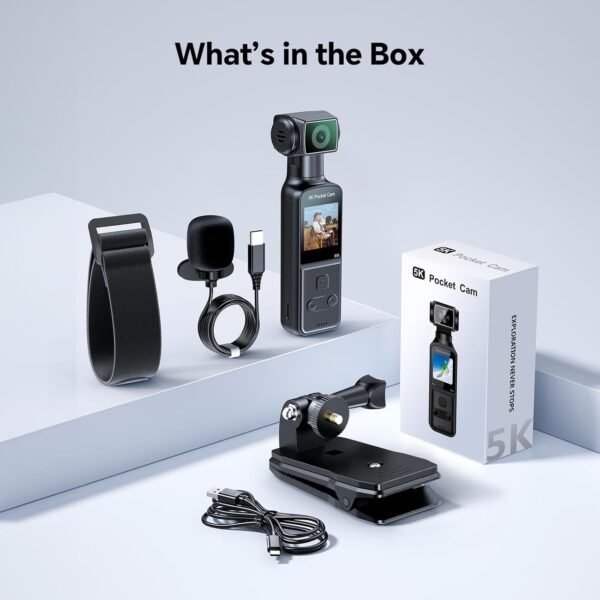 AKASO EK7000 4K30fps Action Camera with 64GB MicroSDXC U3 Memory Card Accessories Kit Bundle Ultra HD 131FT Waterproof Underwater Camera EIS WiFi Remote Control 4X Zoom, Black