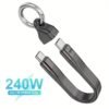 VAFOTON PD 240W Short USB C Cable/USB 4.0 USB C Short Cable/40Gbps Data Transfer, 8K 60Hz Video Display, Thunderbolt 3/4 for 1Phone16/15, Ma-Book/1Pad Series, Samsung Galaxy, Android Auto, VR