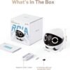 Enabot EBO ROLA Mini FamilyBot 2K Pet Camera Robot: Movable Indoor Camera Battery-Powered with Phone App, One-Touch Call, 2-Way Talk, Night Vision, Motion Detection, Video Recording