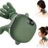 Neck Massager, Electric Neck and Back Massager with Heat, Simulated Human Hand Design Shoulder Neck Massage for Pain Relief and deep Tissue, Shiatsu Massage 4D Kneading, Gifts for Men Women