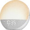 中图_1 Sunrise Alarm Clock White Noise Machine: Natural Wake Up Light - Dimmable Clock with Bluetooth Speaker for Bedroom - 25 Sleep Sounds for Baby Adults Kids Putty