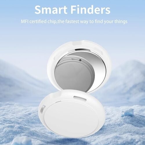 Pack Tracker Tags [Apple MFi Certified] Pair with Apple Find My (iOS Only) Bluetooth Air Smart Tags Key Finder Item Locator Waterproof Finder Worldwide Tracking for Pets Wallet Backpack Dogs Luggage