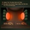 Neck Massager, Electric Neck and Back Massager with Heat, Simulated Human Hand Design Shoulder Neck Massage for Pain Relief and deep Tissue, Shiatsu Massage 4D Kneading, Gifts for Men Women
