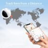 Pack Tracker Tags [Apple MFi Certified] Pair with Apple Find My (iOS Only) Bluetooth Air Smart Tags Key Finder Item Locator Waterproof Finder Worldwide Tracking for Pets Wallet Backpack Dogs Luggage