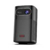 Aurzen Roku TV Smart Projector with Wifi and Bluetooth, Roku Streaming Experience Built-in, 1080P FHD, DoIby Audio, Auto Focus & Keystone, Zoom, Movie Portable Outdoor Mini Projector, White