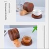 New Snail Placemat - Tree-shaped Dishwashing Set, Wooden Windmill Coaster Set with Stand for Easy Storage - Suitable for Hot Pot, Fryg Pans, Teapots, Insulated Trays - Multifunctional Decoration