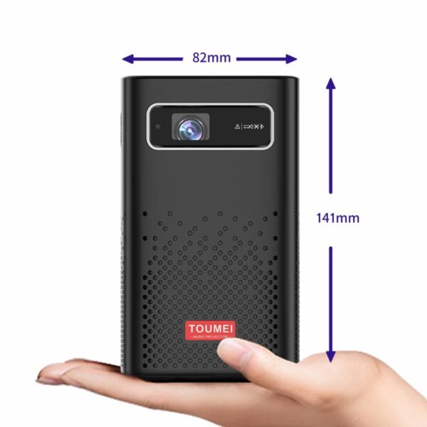 Keystone/Built-in APP] 4K Outdoor Projector with Wifi and Bluetooth, Smart Portable Projector with Built in Apps YouTube/PrimeVideo & Dolby, Home Theater Projector with HDR10+