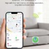 Location Finder, Tracking Luggage Locks TSA Approved Compatible with Apple Find My App, Bluetooth Tracker with USB-C Rechargeable Battery, Heavy-Duty Zinc Alloy & Steel Cable