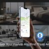 Air Wallet Minimalist Wallet With Built In Airtag Chip, Rfid Blocking Credit Card Holder, Slim Wallet For Men, Compatible With Apple Find My Ios Only,Trackable Wallet (Gray)