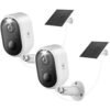 Solar Security Camera Outdoor Wireless, 2K Color Night Vision, Battery Powered PIR Motion Detection,2.4GHz WiFi Cameras for Home Surveillance, Light and Sound Alarm, 2-Way Audio