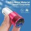 LISEN Car Charger USB C, 45W Cigarette Lighter USB Charger Adapter, Car Accessories Gifts for Men, Mini USBC Cars Fast Charging Adapter USBC Type C 12V Plug Outlet, for iPhone 17 Pro Max 16 15 14 13